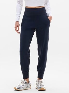 Venice High Rise Jogger in Slate Grey